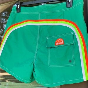 Sundek Iconic Taffeta Fixed Waist Swim Trunks 33